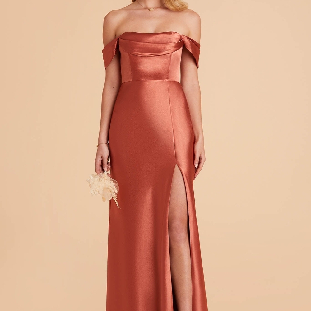 Birdy Grey Mia Convertible Shiny Satin Terracotta